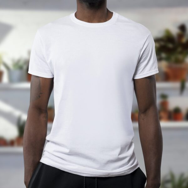 3 Pack Crew-Neck Cotton T-Shirt - Image 4