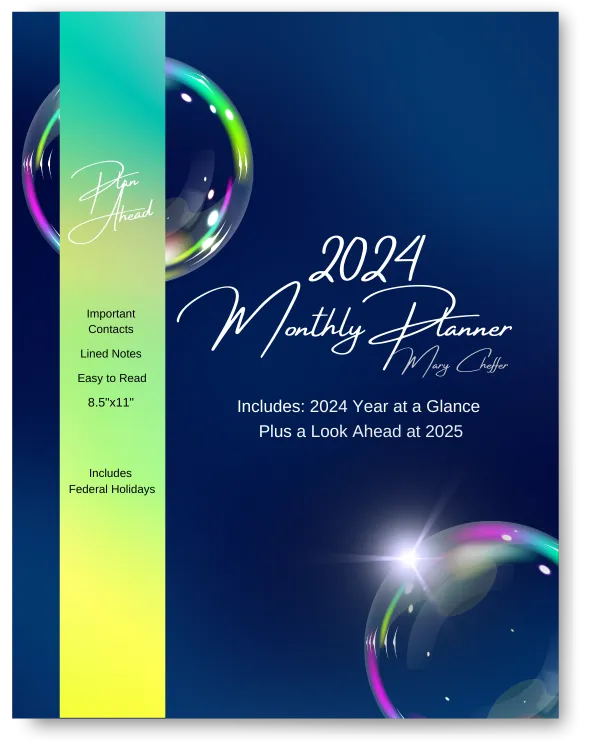 2024 Extra Large Monthly Planner