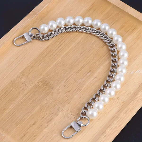 Pearl Chunky Chain Bag Charm