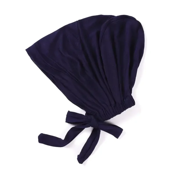 Satin Lined Bonnet Hijab Cap - Image 5