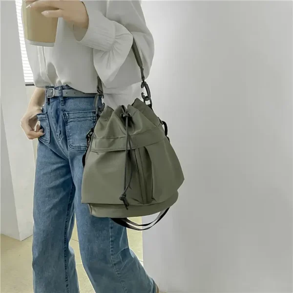 The Boss Drawstring Bucket Bag - Image 3