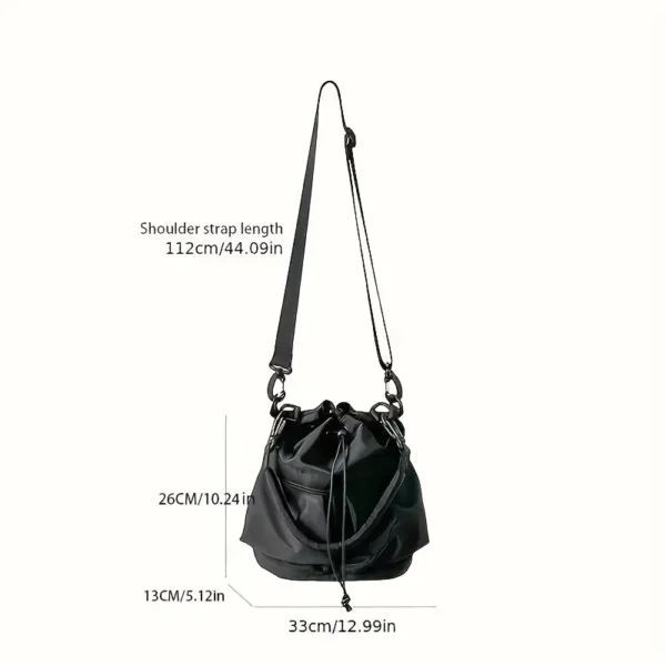 The Boss Drawstring Bucket Bag - Image 5