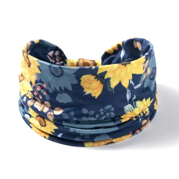 Country Meadow Wide Print Headband