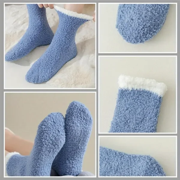 Plush Soft Fleece Mid Calf Socks 7pair Set - Image 5