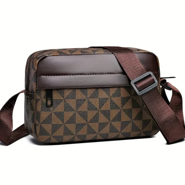 Graphic Patterned Box Crossbody Bag (2 Colors)