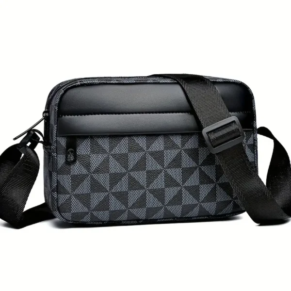 Graphic Patterned Box Crossbody Bag (2 Colors) - Image 2